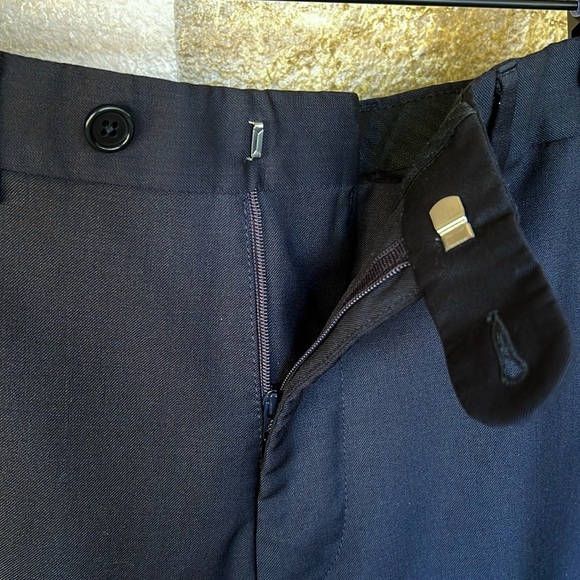 John Varvatos Men’s 100% Wool Portugal Office Trouser Slack Dress Straight Pants - Picture 3 of 9